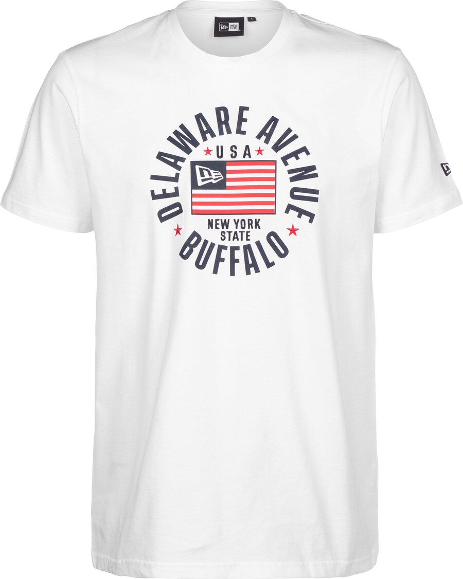 

Рубашка NEW ERA Retro American Flag, белый