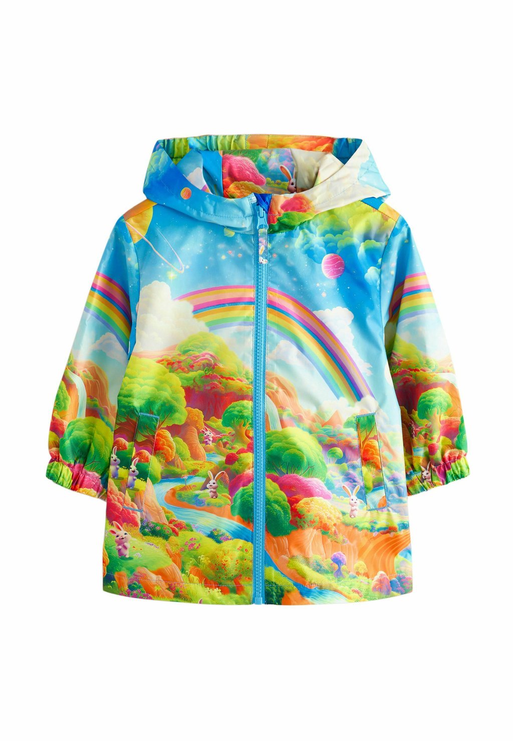 

Дождевик SHOWER RESISTANT PRINTED CAGOULE Next, синий