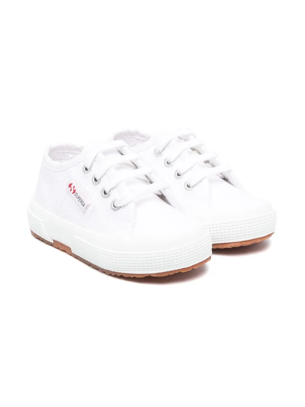 

Кеды на шнуровке Superga Kids, белый