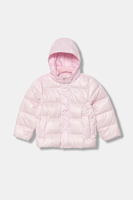 

Детская пуховая куртка Adidas Originals Adicolor Kids, розовый