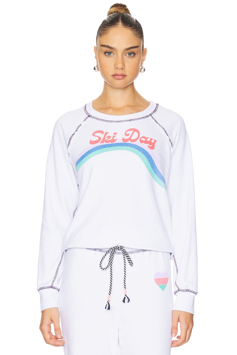

Толстовка raglan t ski day Sundry, белый