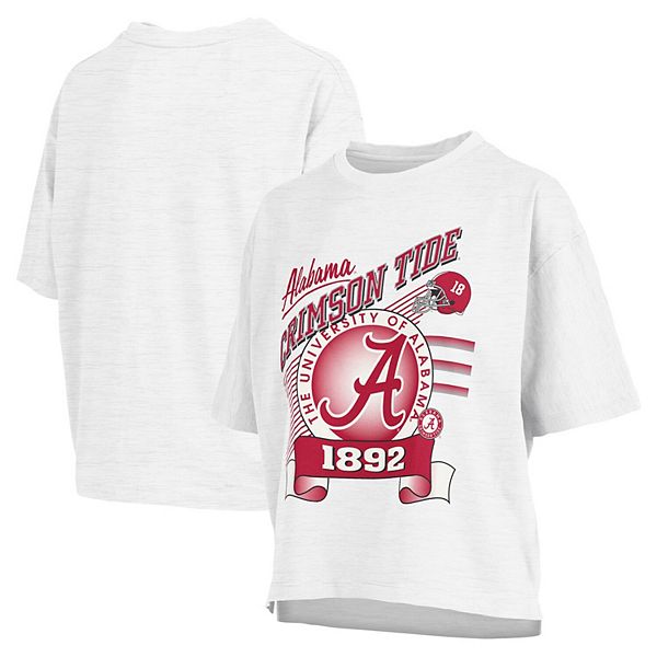 

Женская белая футболка Alabama Crimson Tide Rock & Roll Slub Pressbox, Белый, Женская белая футболка Alabama Crimson Tide Rock & Roll Slub Pressbox