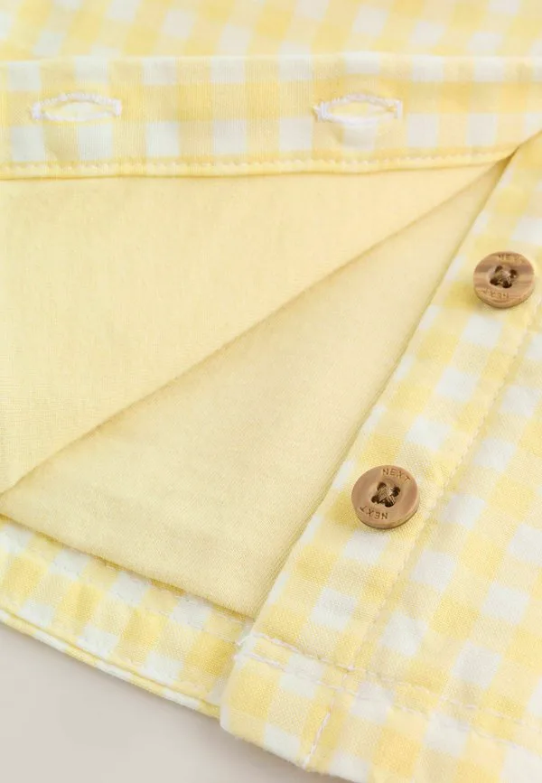 Легкая куртка с капюшоном стандартного кроя Next, Yellow Gingham Lemon Embroidered — фото 3