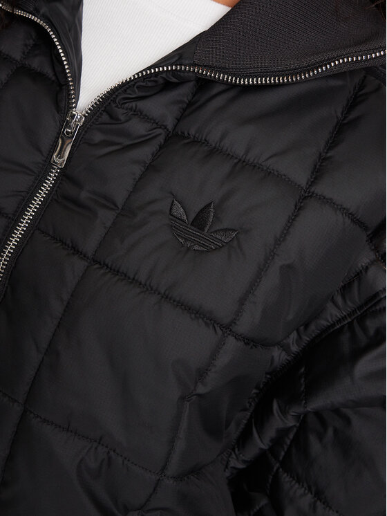 Демисезонная куртка oversize Essentials JX8825 Adidas, черный — фото 4