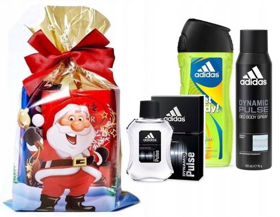 

Подарочный набор Adidas Dynamic Pulse для мужчин 3 в 1 гель+дезодорант+вода