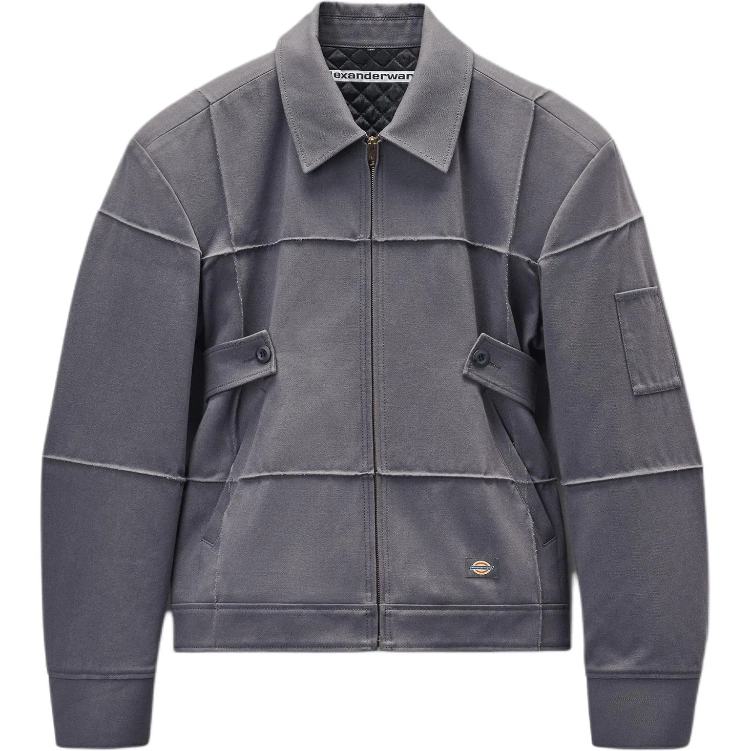 Бомбер на молнии Alexander Wang, Gray