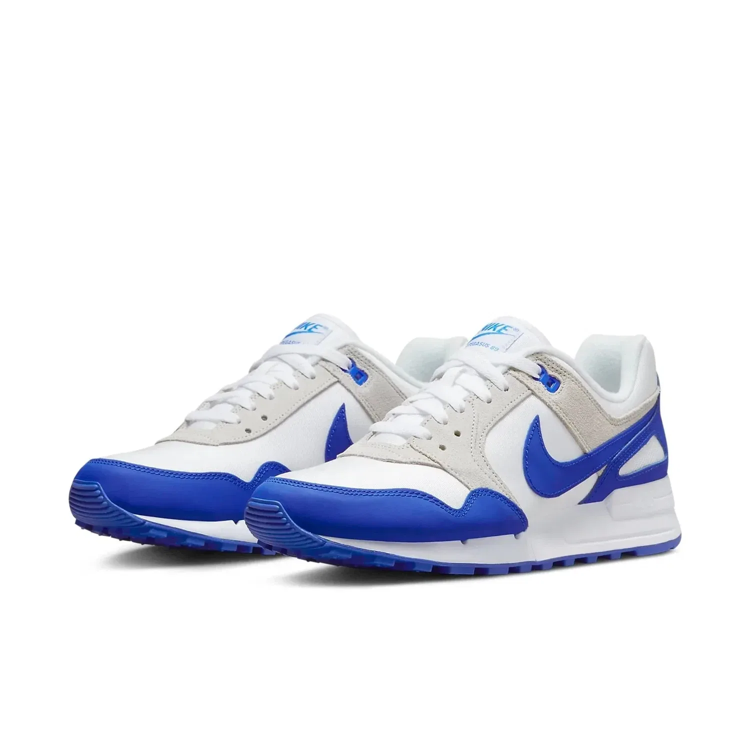 Мужские кроссовки Nike Air Pegasus 89 FN3415-100, белые, синие, для бега