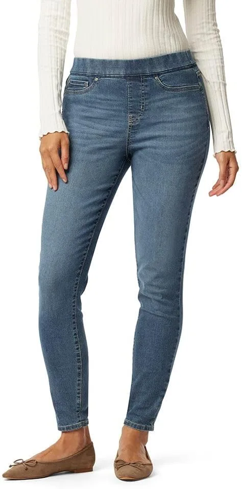 

Levi Strauss Signature Gold женские ультра-облегающие джинсы-скинни mid-rise stretch denim