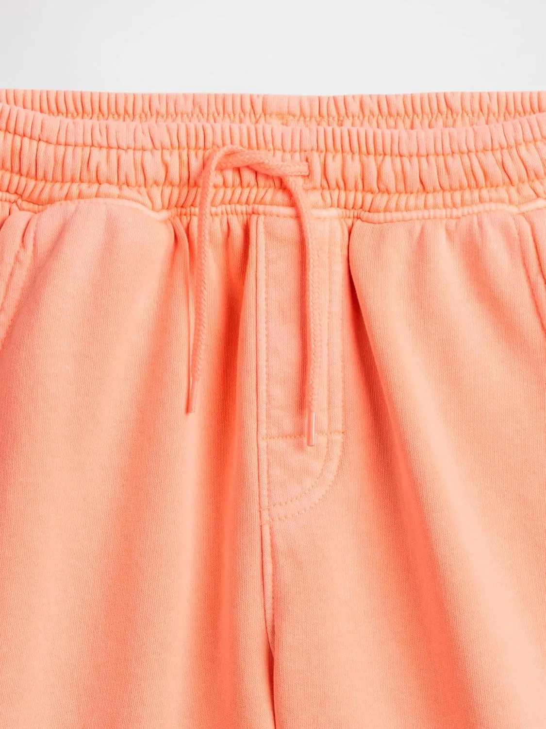 Детские шорты Gap Pull on Washed Knit Short, Orange Kiss Neon — фото 3