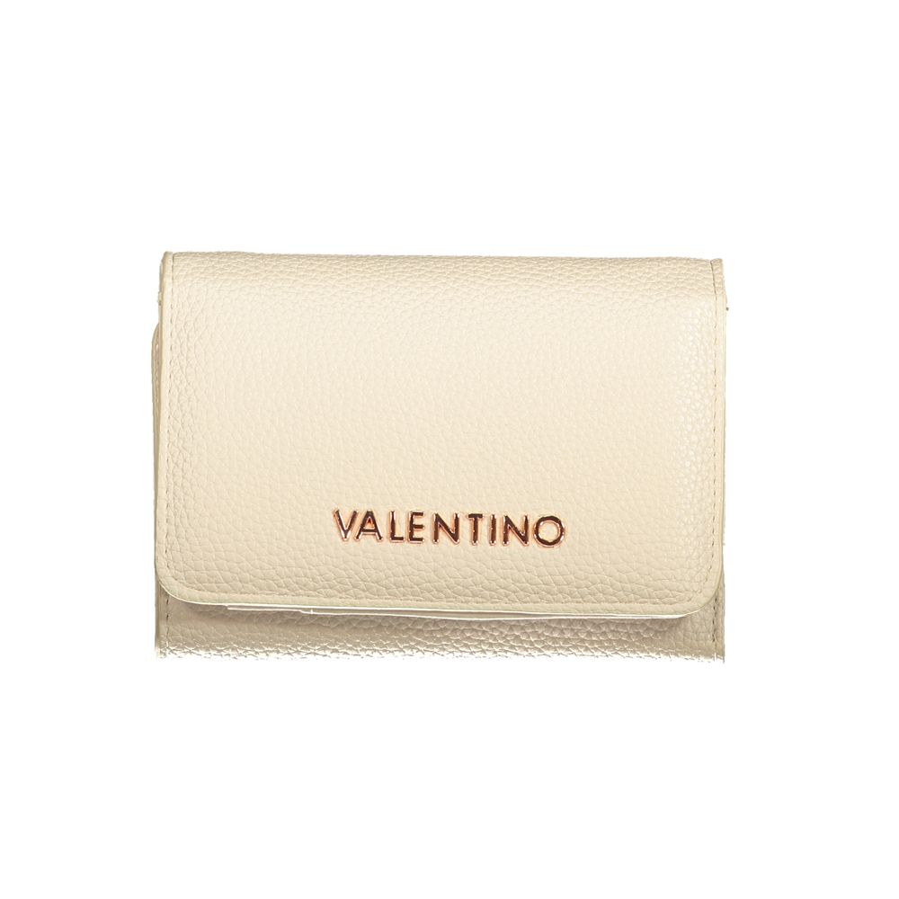 

Бежевый полиэтиленовый кошелек Valentino Bags