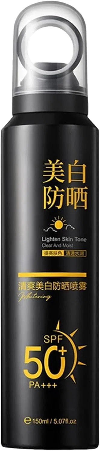 Солнцезащитный спрей SPF50+ PA++++ без отдушки 150 мл черный