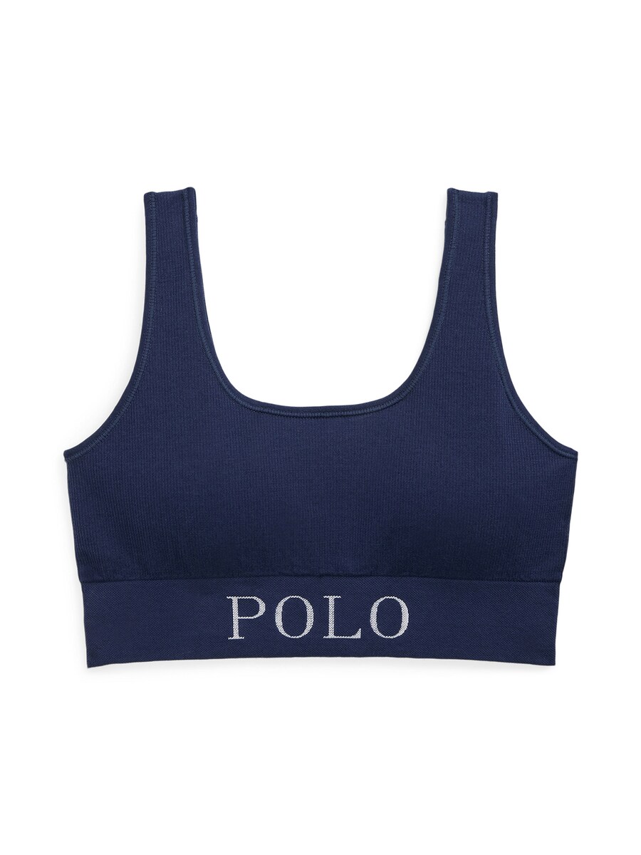 

Бюстгальтер-бралетт Polo Ralph Lauren Ribbed Seamless, темно-синий