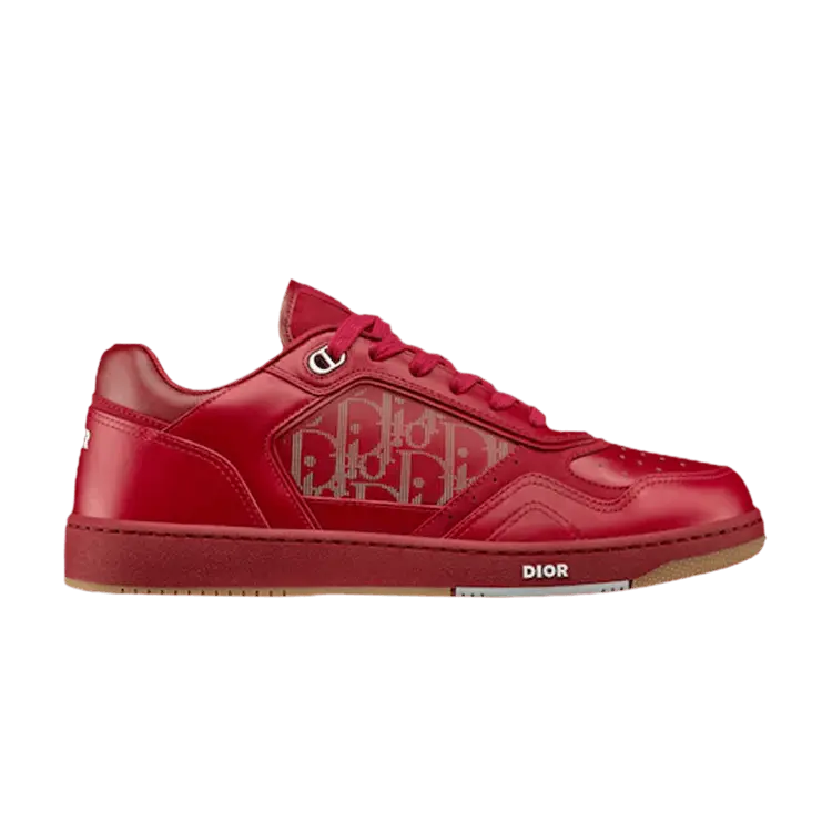 

Кроссовки Dior B27 Low Oblique - Red Gum, красный