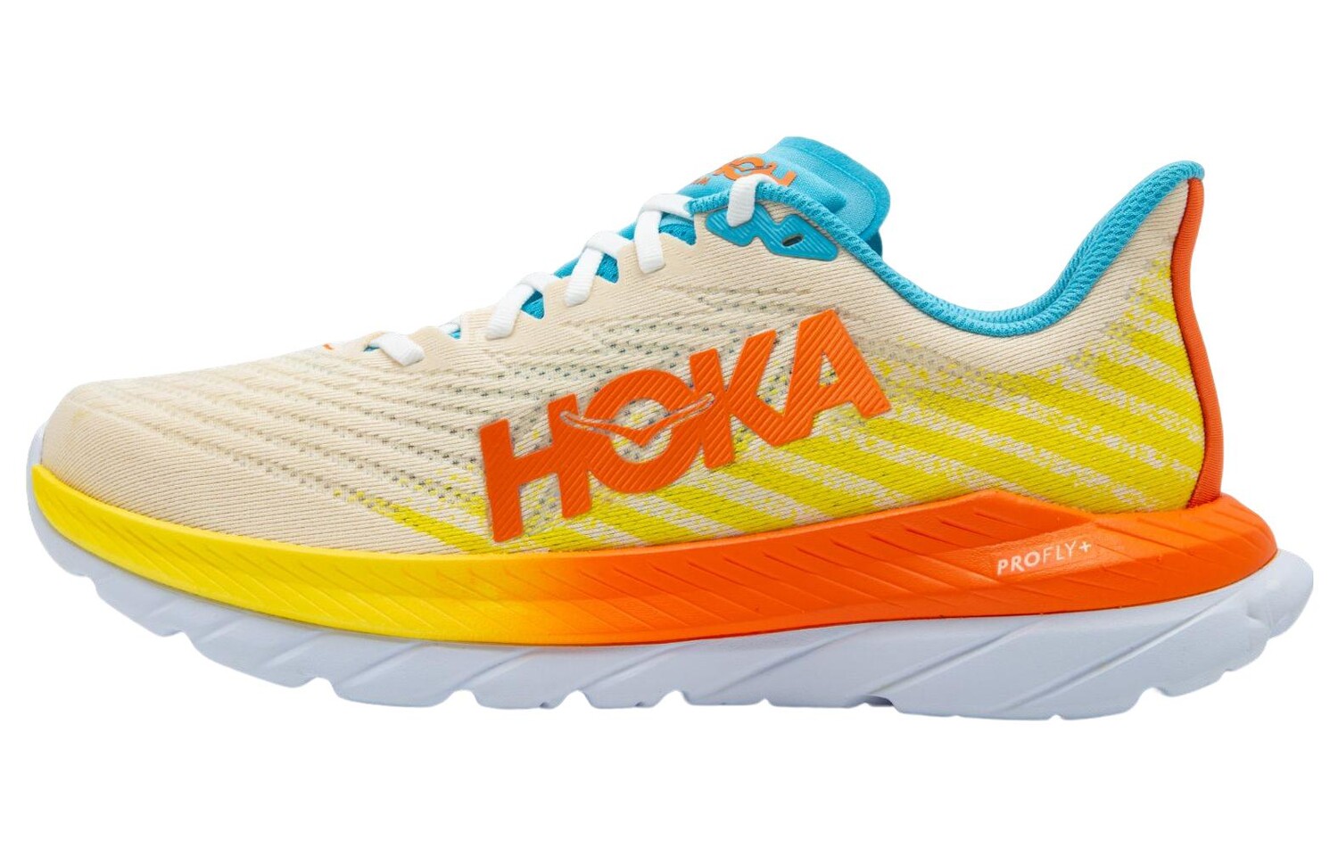 

Кроссовки мужские Mach 5 с низким верхом бежевые/желтые/синие Hoka One One