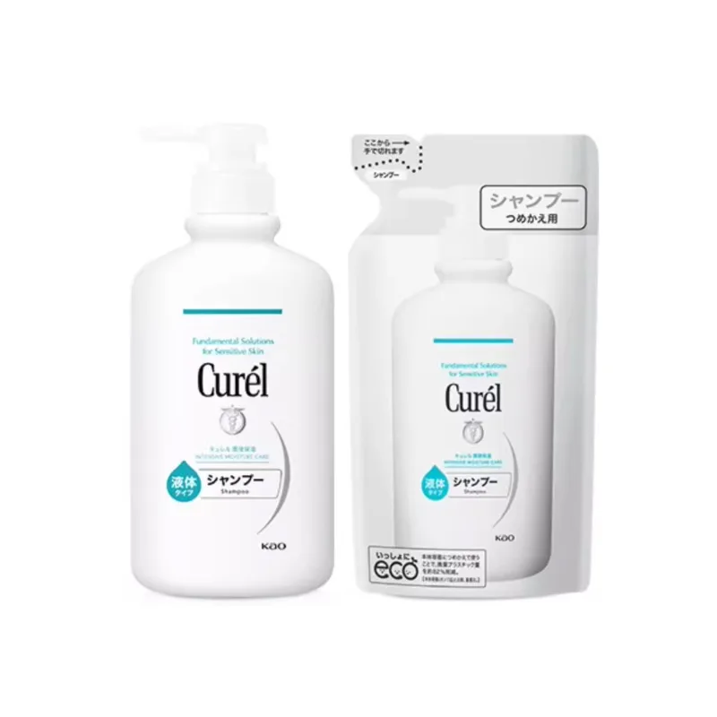 Curél Набор шампуней KERUN Hydrating Refill Set для увлажнения и очищения 420мл+360мл/420мл+360мл*2, Two-Piece Set: Hydrating Shampoo 420ml+Hydrating Shampoo Refill 3 60ml