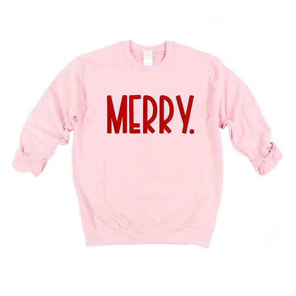 

Свитшот с принтом Merry bold word puff Simply Sage Market, Light Pink, Зеленый, Свитшот с принтом Merry bold word puff Simply Sage Market, Light Pink