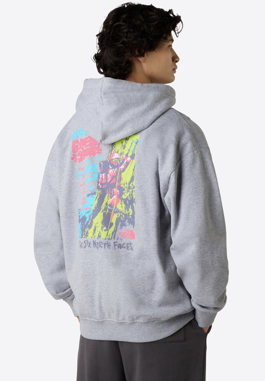 

Худи The North Face U EXPEDITION CELEBRATION OVERSIZED HOODI, Tnf Light Grey Heather/Light Grey