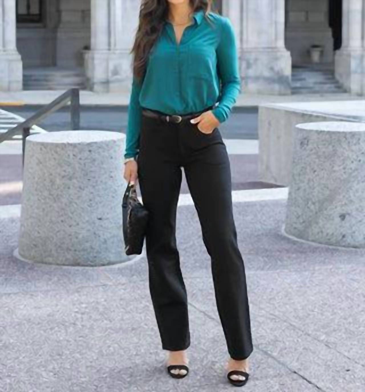

Брюки Fab Fit для работы, черные Grace and Lace