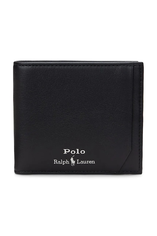 

Кожаный кошелек Polo Ralph Lauren, черный