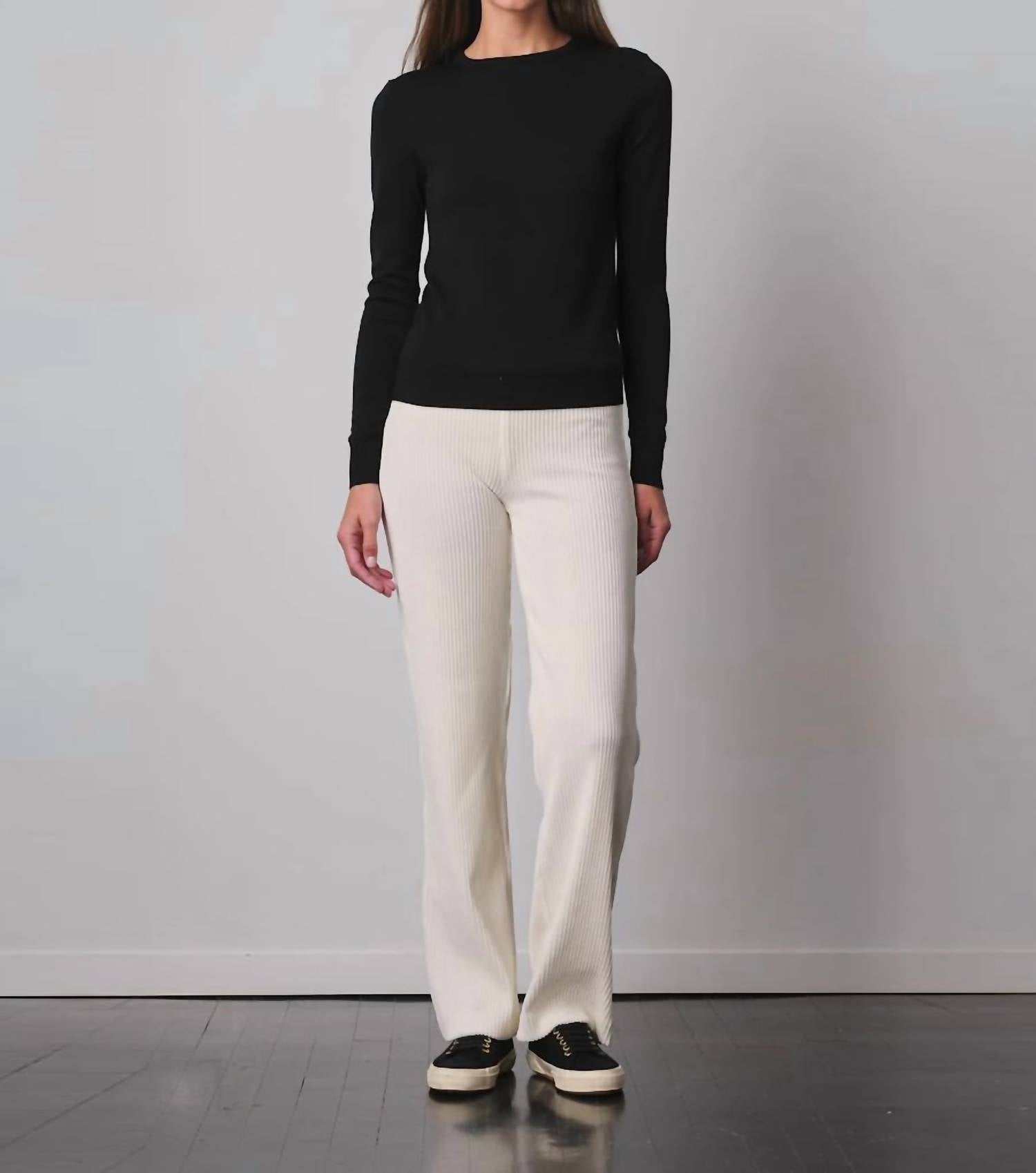 

Вельветовые брюки Flavia цвета Off White Avenue Montaigne