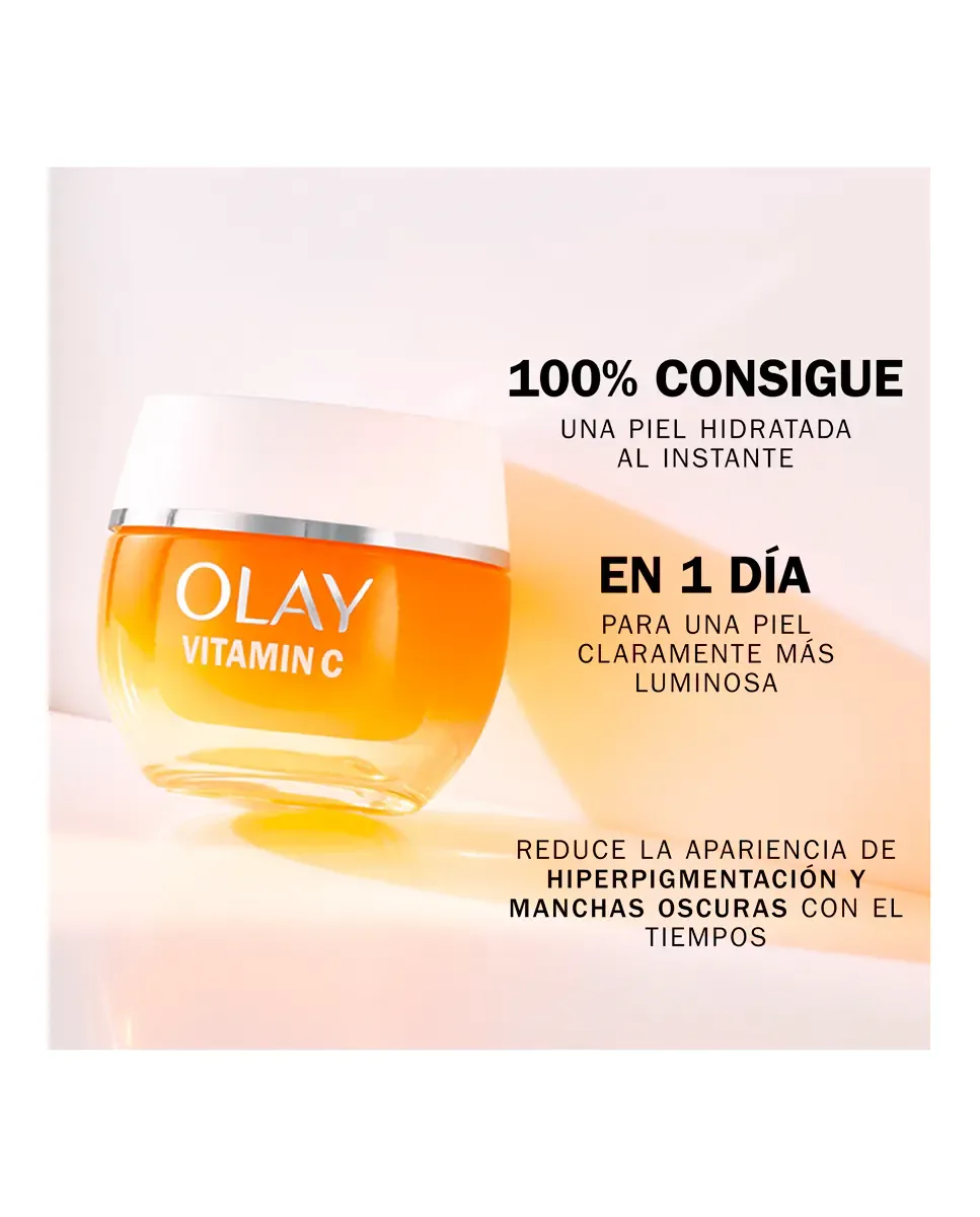 Крем для лица Olay — Дневной увлажняющий с витамином C, гель, 50 мл — фото 4