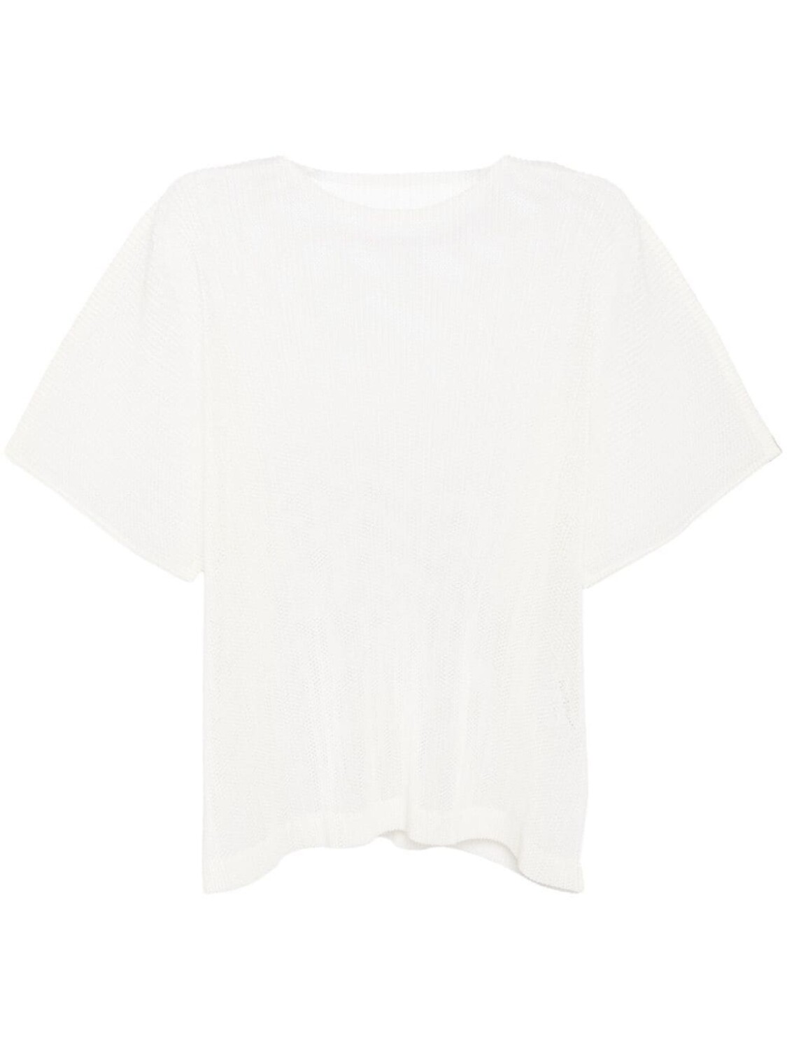 

Pleats Please Issey Miyake топ Tatami July, белый
