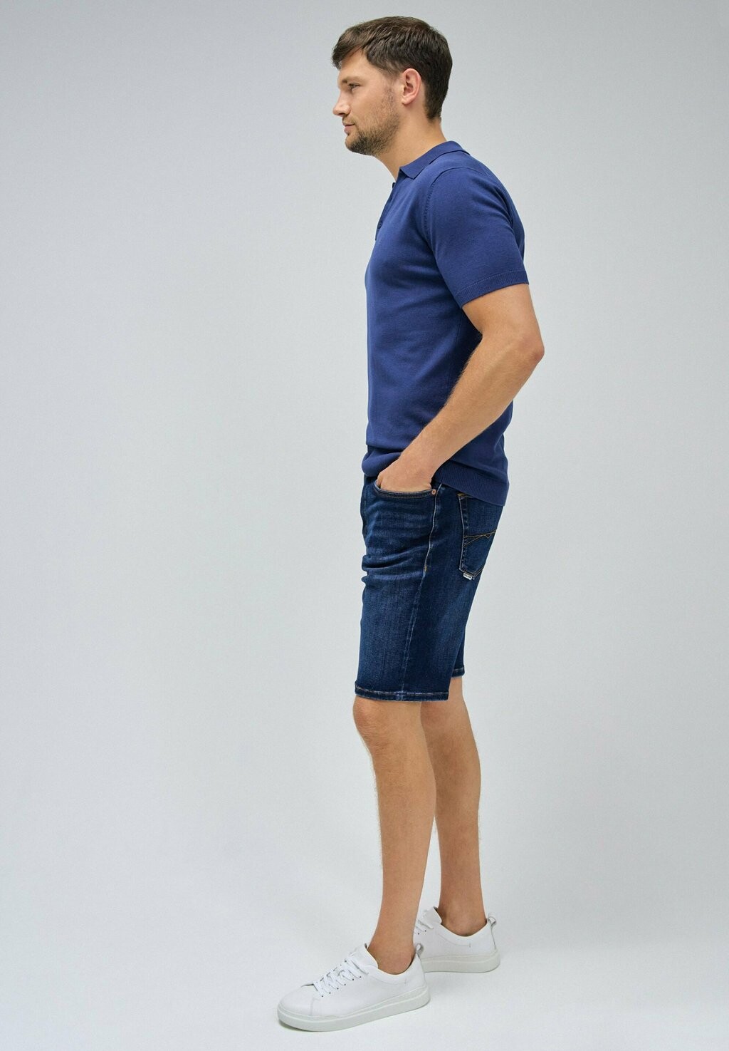 

Рубашка поло Salsa Jeans, синий
