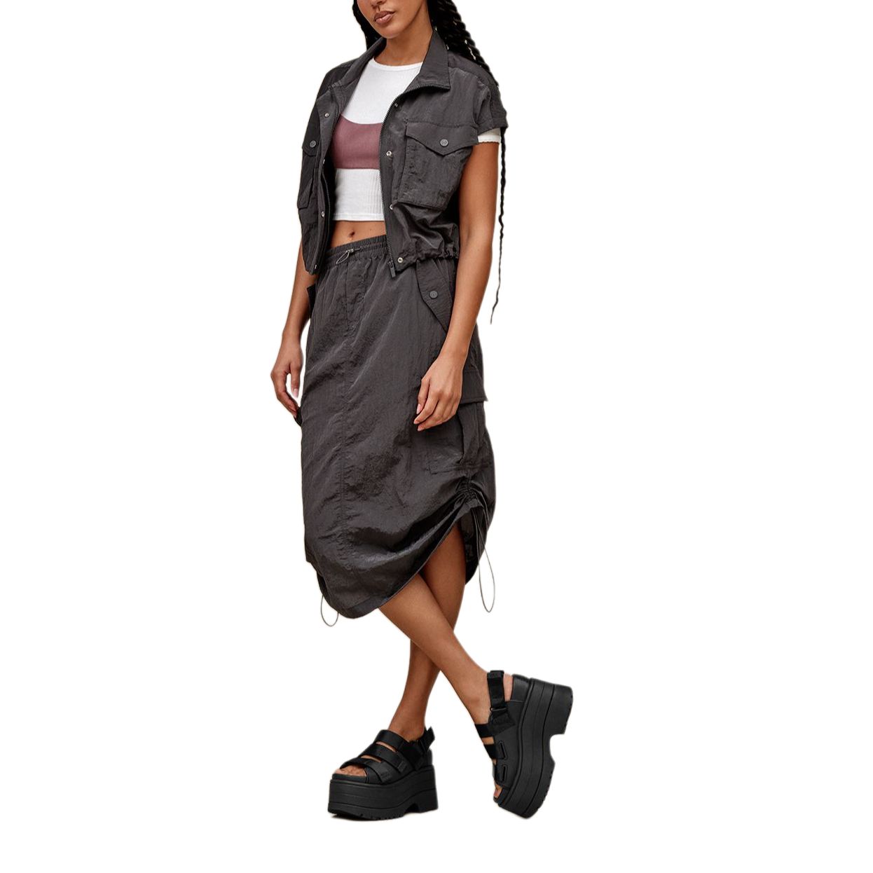 

SS25 Повседневные длинные юбки Women's Ink UGG, Ink