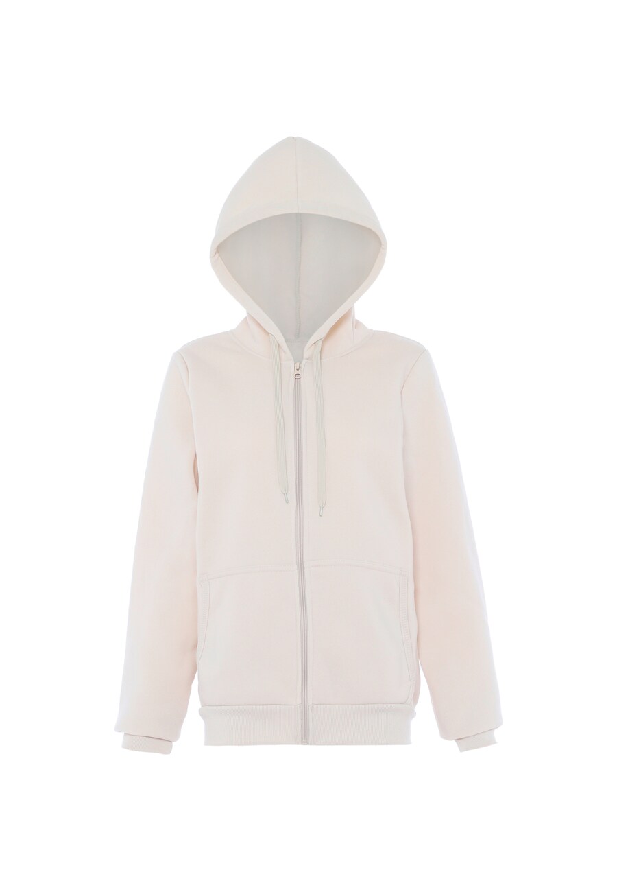 

Толстовка с капюшоном на молнии BLONDA Zip-Up Hoodie, светло-бежевый