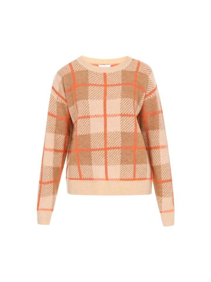 

Женский свитер бежево-светло-оранжевого цвета usha BLUE LABEL