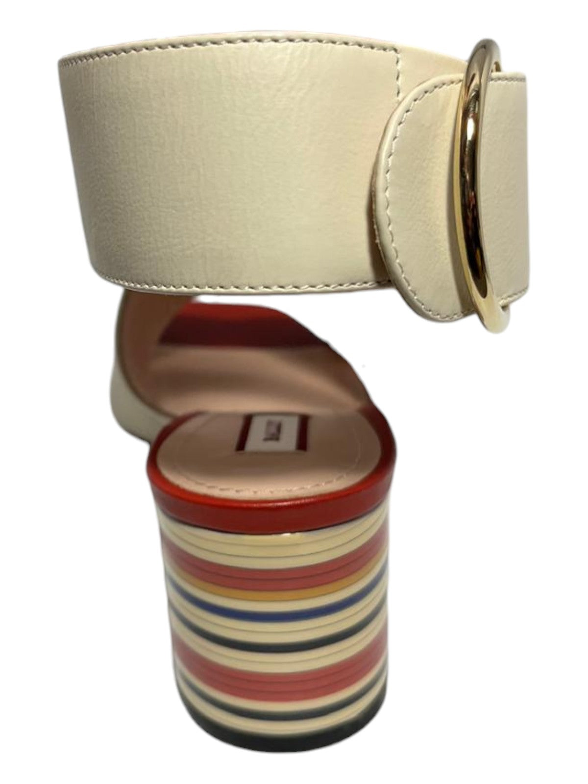 Женские сандалии Bally Haylie 6225823 из натуральной кожи, цвет bone — фото 4