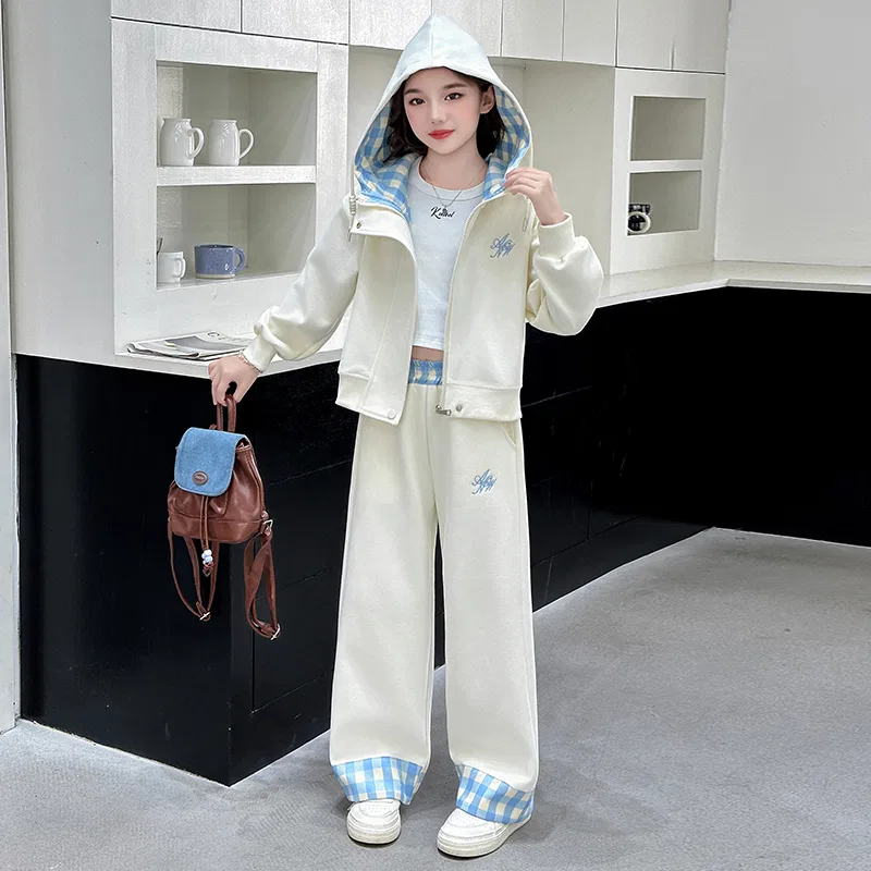 Детский спортивный костюм с курткой и брюками Lanza, Beige Apricot — фото 4
