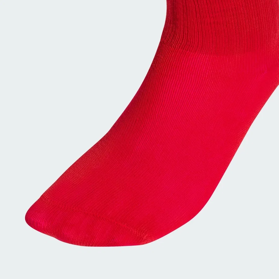 Носки спортивные 3 пары с 3 полосками adidas Originals JW0332, Красно-черный