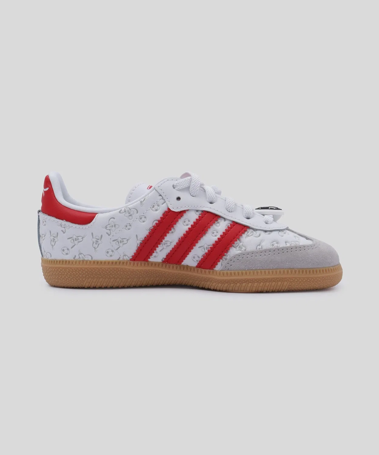 Детские кроссовки с эластичной шнуровкой Samba OG CF EL C Adidas Originals, White — фото 2