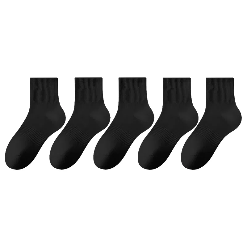 Детские носки-невидимки, комплект из 5 пар, MADALLO, Black