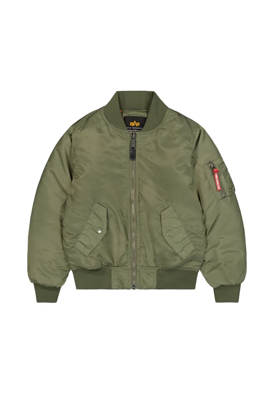 Детские - бомберы ma-1 k унисекс - бомбер Alpha Industries, Sage-Green
