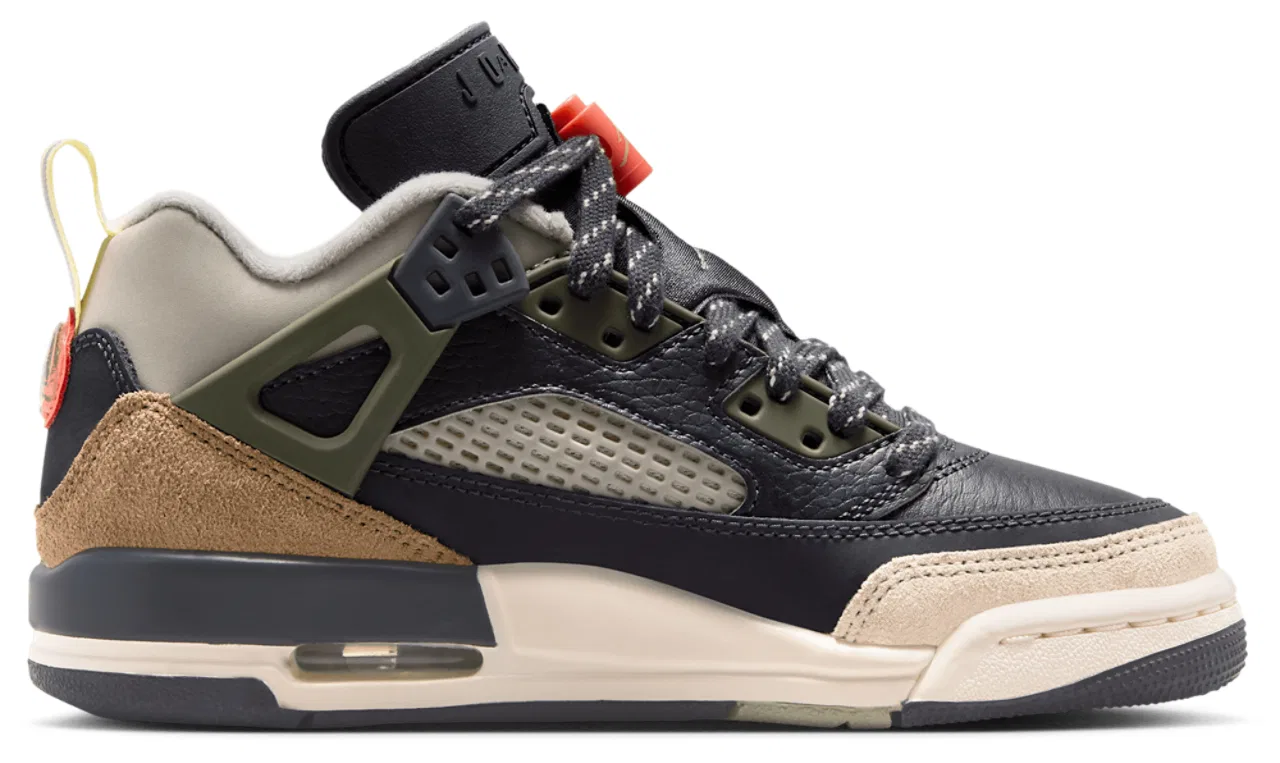 Кроссовки для мальчиков Spizike Low Jordan, цвет Anthracite/Spruce Fog/Lt Wild Mango