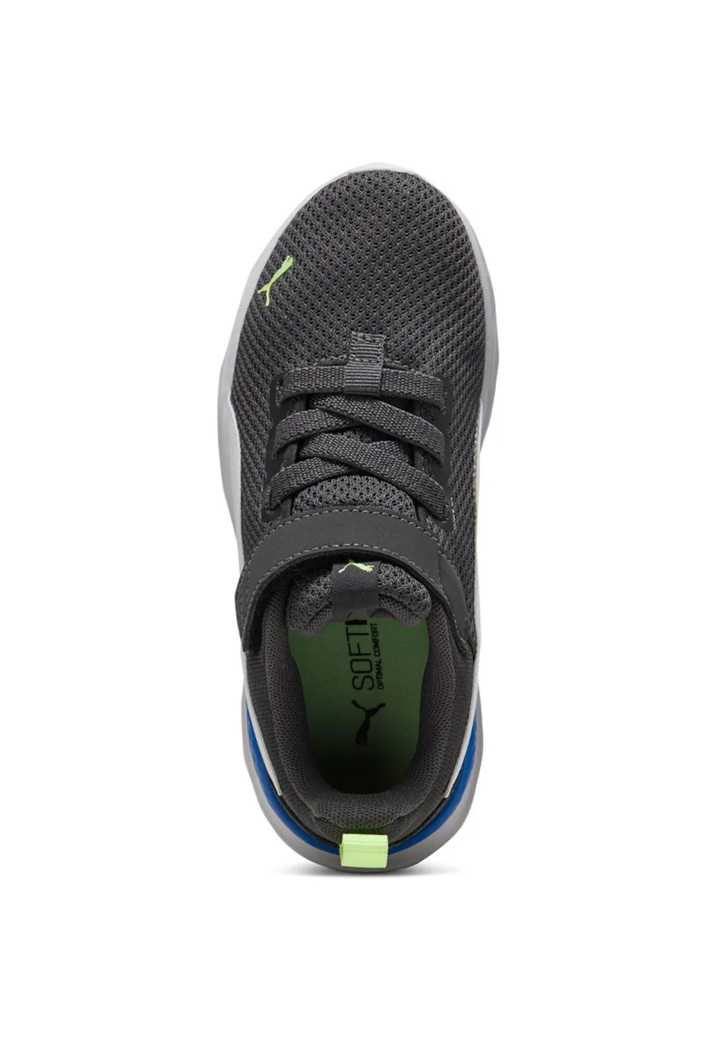 Детские кроссовки Anzarun Lite AC PS Puma, Grau Weiss Gelb — фото 2