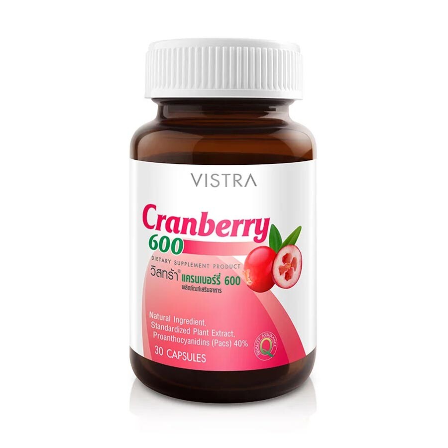 

Добавка Vistra Cranberry 600, 30 капсул