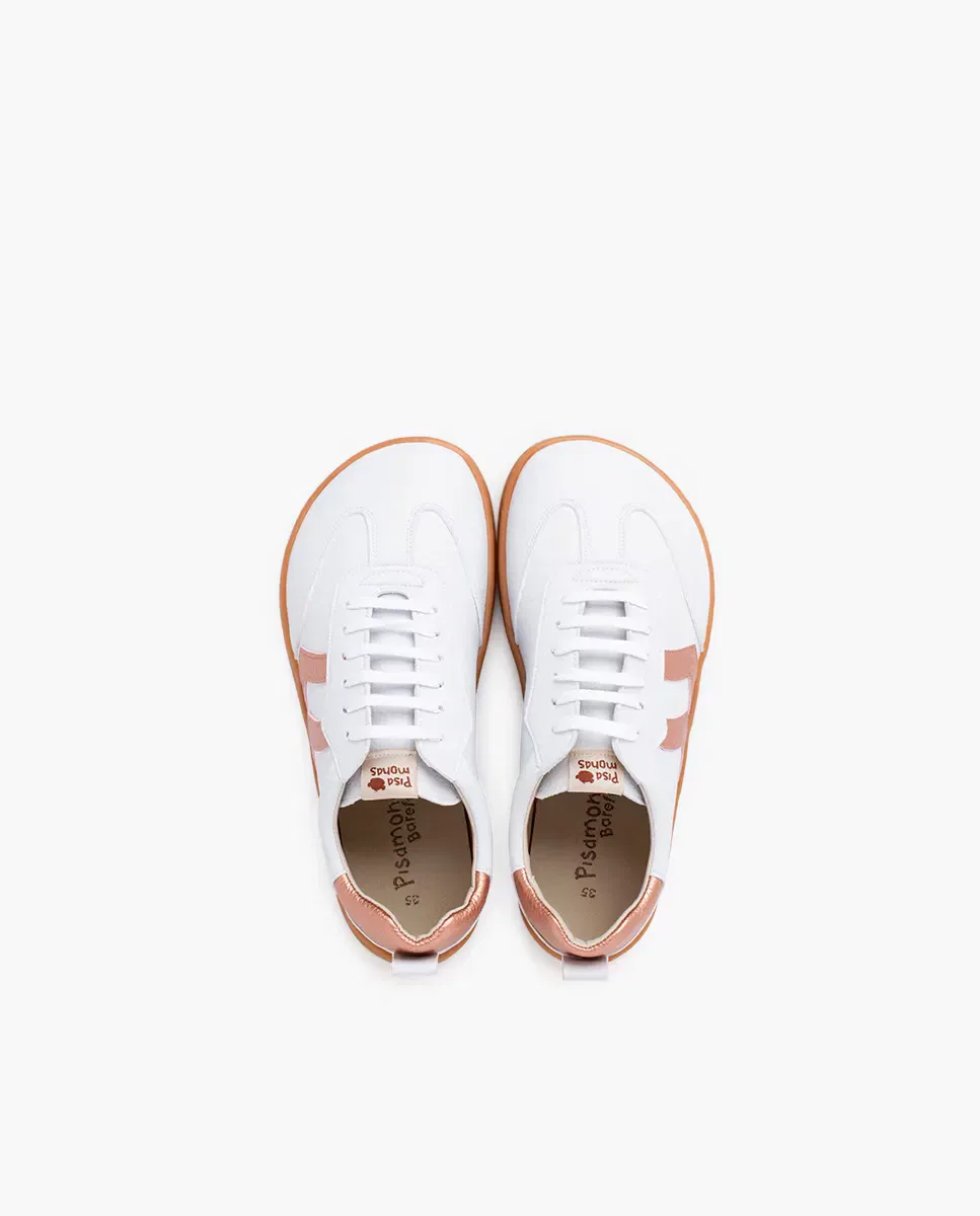 Детские кроссовки для девочек с широкой колодкой Pisamonas, Beige — фото 4