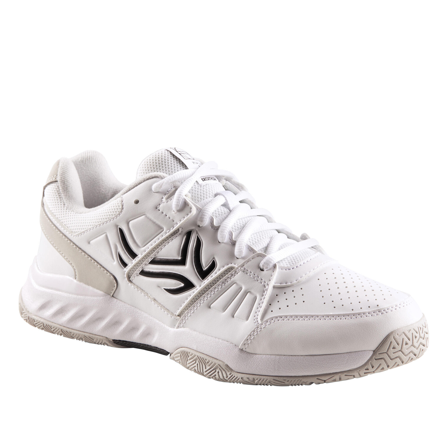 

Мужская теннисная обувь - TS160 Multicourt White ARTENGO, белый/дымчато-серый/черный