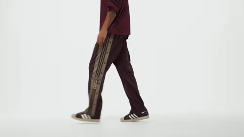 Мужские спортивные штаны на кулиске Adibreak Classic Adidas Originals, Aurora Coffee — фото 2