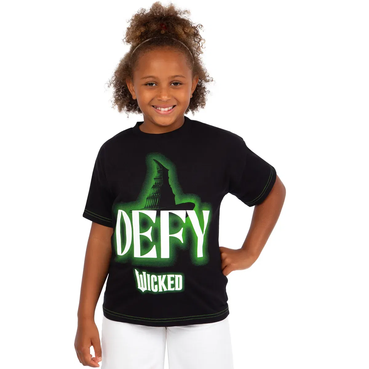 Футболка с принтом Elphaba Defy Wicked, Black — фото 2