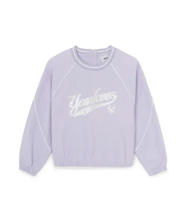 Спортивный костюм 3 предмета из ткани с начесом, SPORTIVE ATHLEISURE, Mlb Kids, лавандовый — фото 4