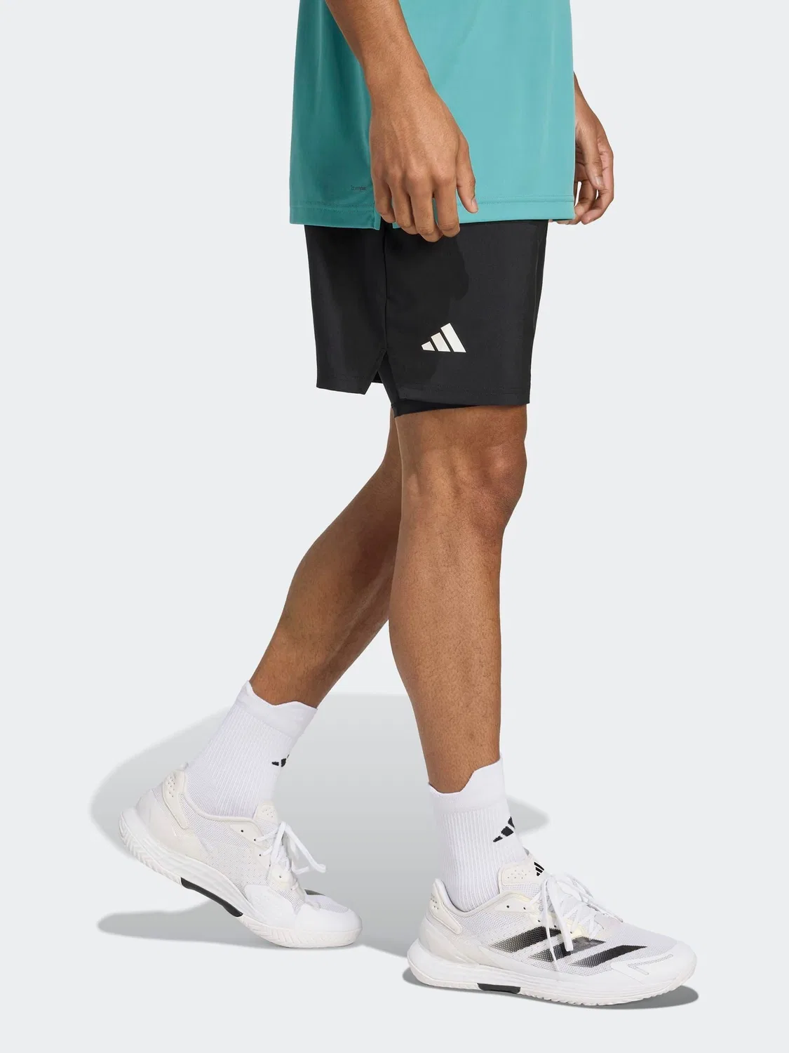 Шорты теннисные Club Climacool 2-in-1 adidas, черный — фото 3