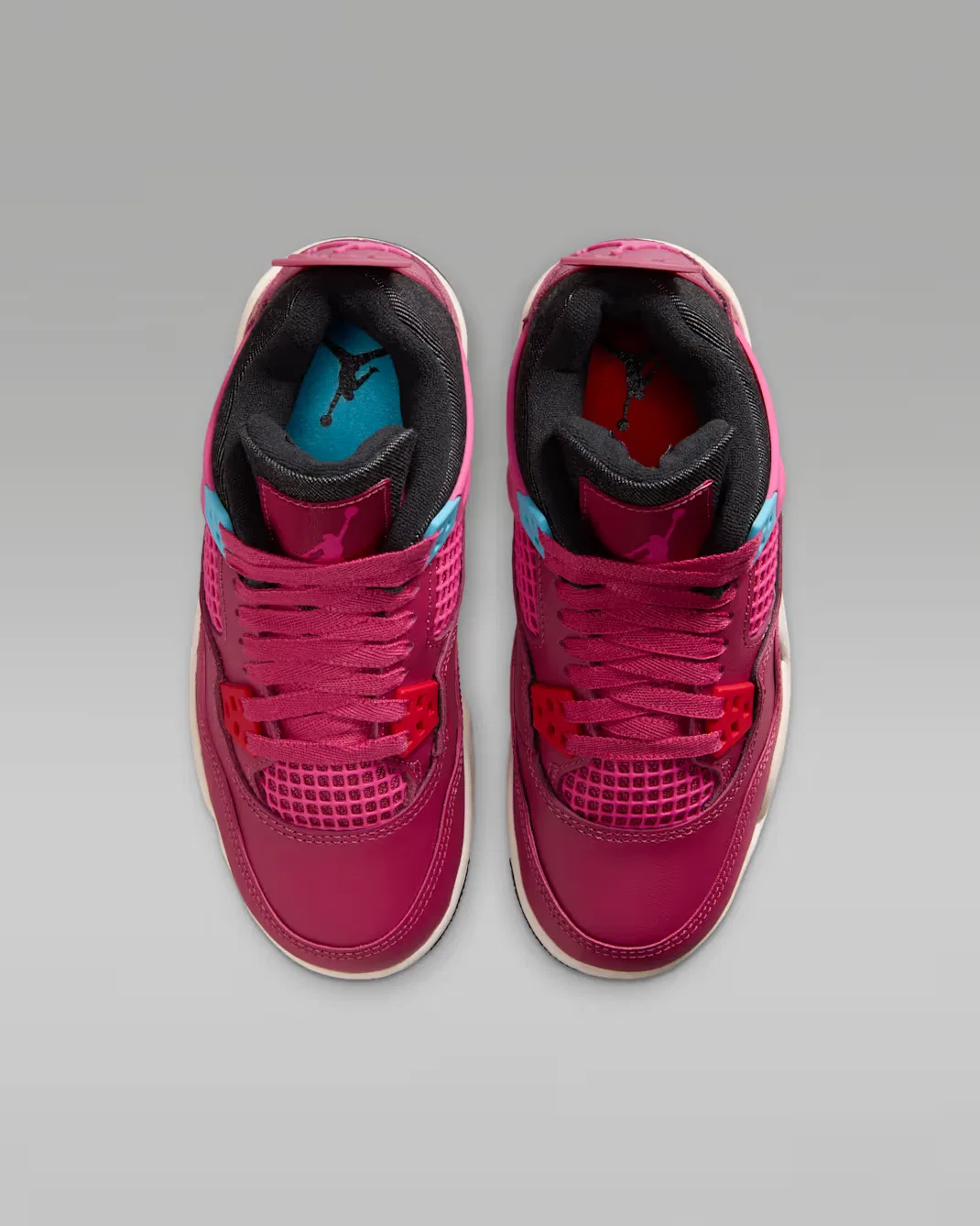 Кроссовки для детей постарше Air Jordan 4 Retro "She's A Star", Sweet Beet/Off Noir/Chalk/Desert Pink — фото 4