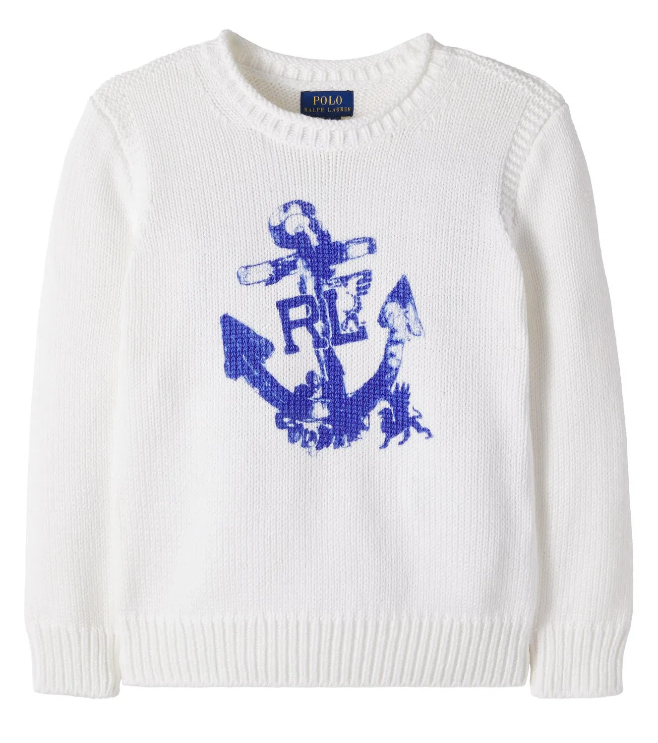 Свитер хлопковый Polo Ralph Lauren Kids, Cream Multi
