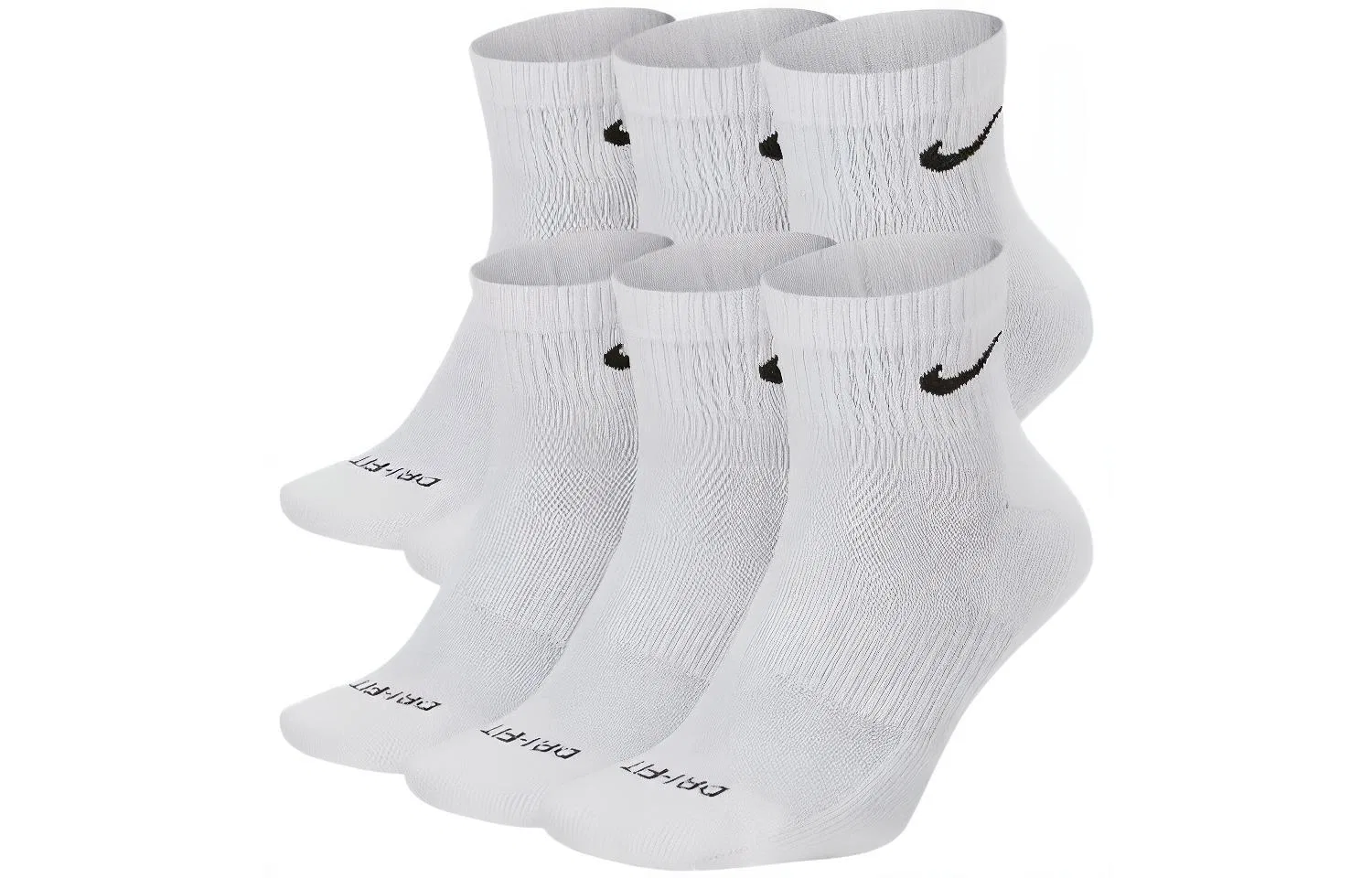 Детские носки с амортизацией 6 пар Nike, White