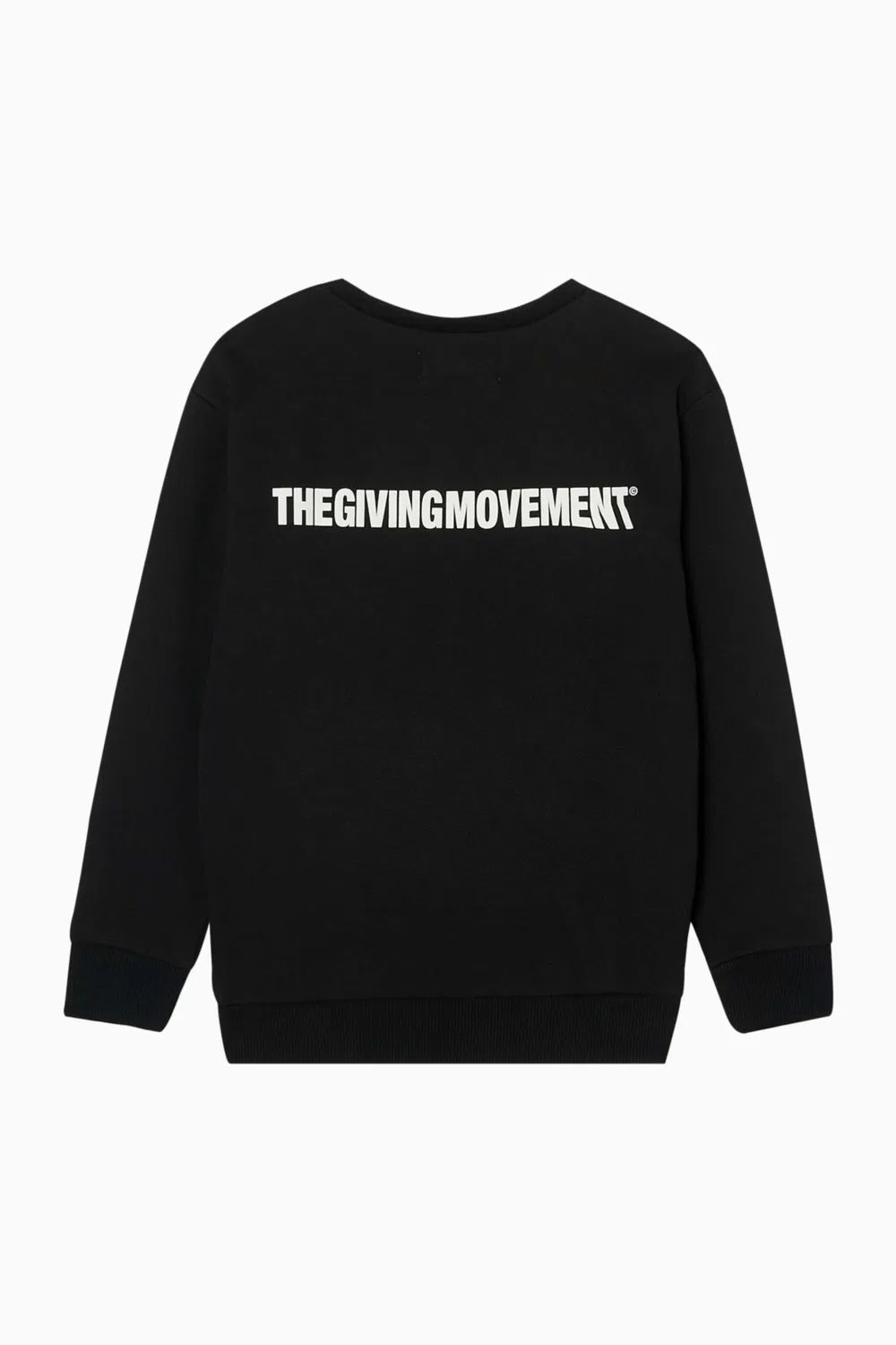 Свитшот оверсайз из хлопковой смеси The Giving Movement, черный — фото 2