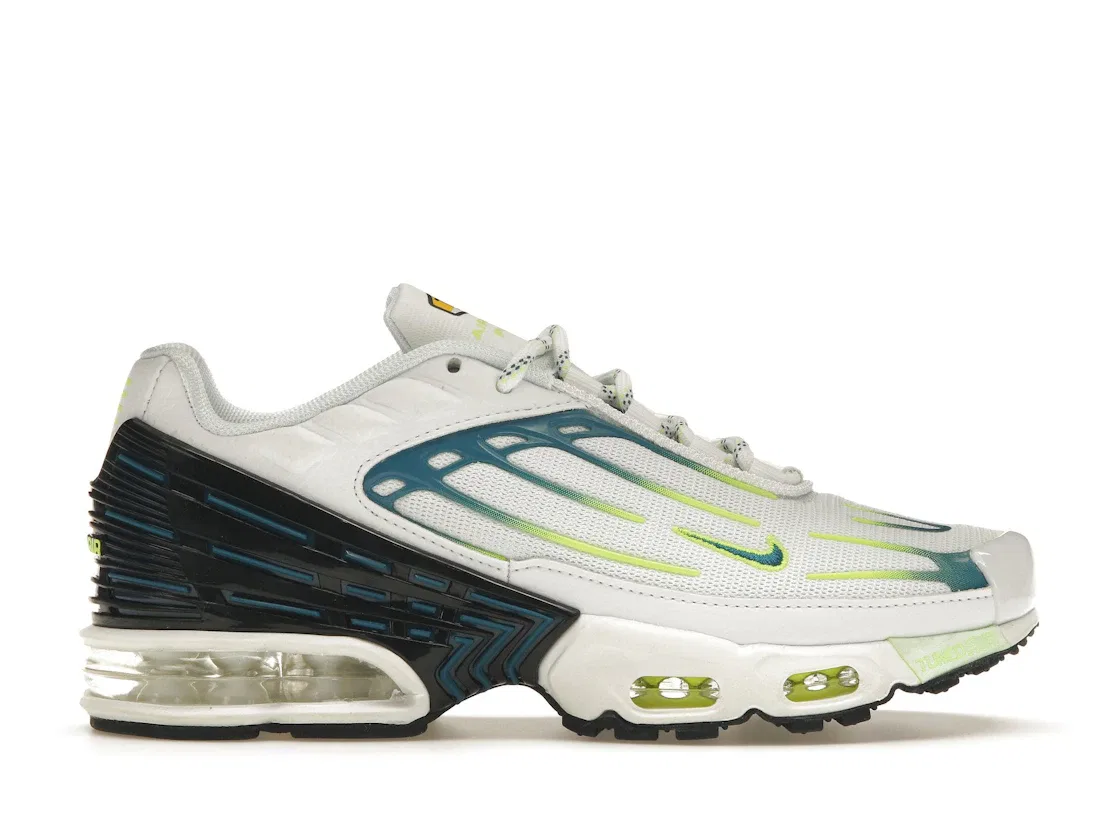 Детские кроссовки Lifestyle Nike Air Max Plus 3, White/Volt/Black/Marina